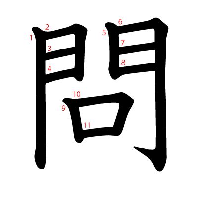 問口|Kanji Details for 問